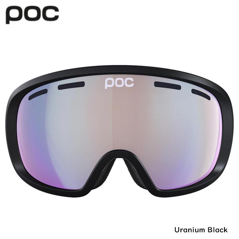 ポック Fovea ワイドフィット スキーゴーグル ウランブラック POC（ポック） スノーゴーグル 2026 POC FOVEA PHOTOCHROMIC Uranium