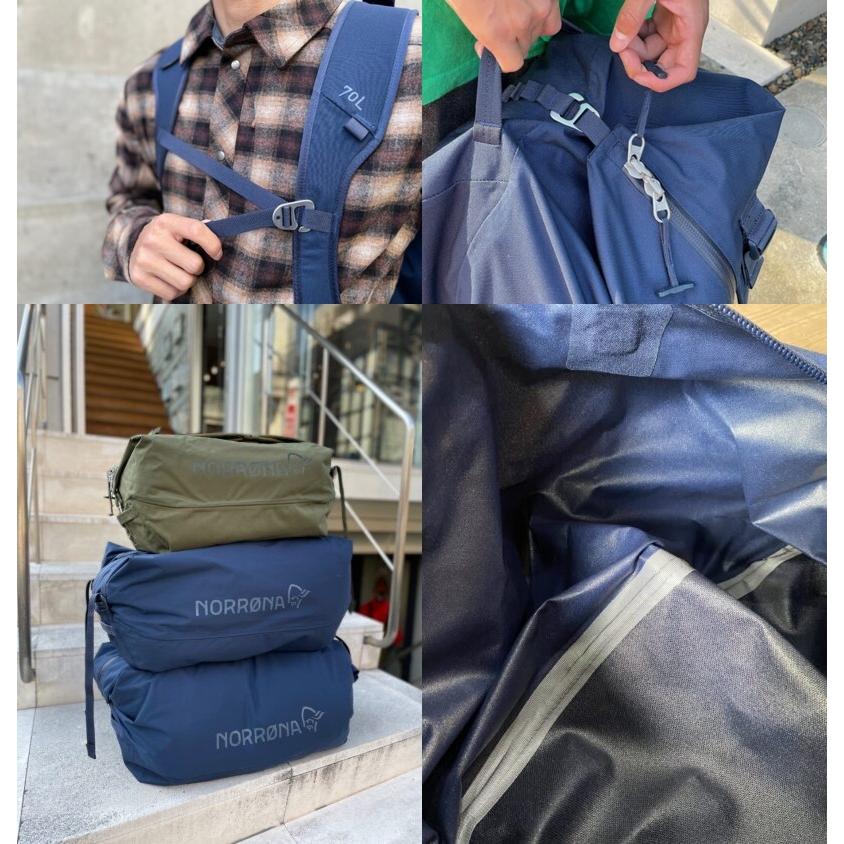 norrona 70L Duffel Bag ノローナ ダッフルバッグ オリーブ Norrona（ノローナ） NORRONA norrona 70L Duffel Bag Olive Night 70L