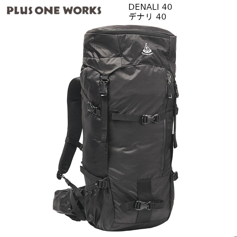 プラスワンワークス バックカントリー Plusoneworks Denali 40 Black