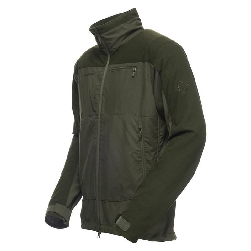 ノローナ NORRONA finnskogen hybrid Jacket M/W ユニセックス フィンスコーゲン ハイブリッドジャケット Forest Green｜ams-doing｜03