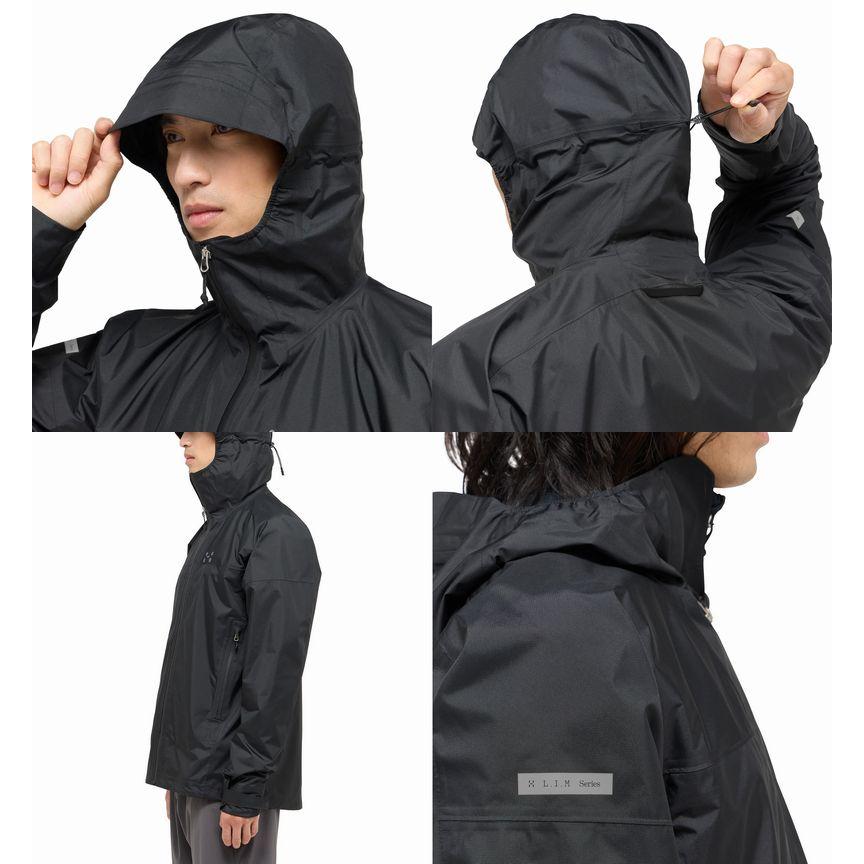 美品】HAGLOFS スピリッツジャケット ブラック 男性用 Mサイズ HAGLOFS