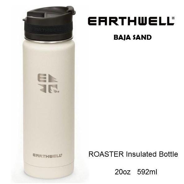 アースウェル EARTHWELL ROASTER 20oz インサレートボトル 592ml Insulated Bottle BAJA SAND アウトドア ドリンク ボトル 水筒  VJ20｜ams-doing