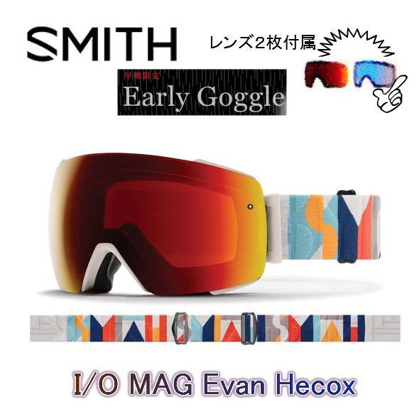SMITH - SMITH I/O EARLY ゴーグル　アジアンフィット 新品] SMITH I/O Mag S スミスIOマグS ゴーグル レンズ2枚 20-21