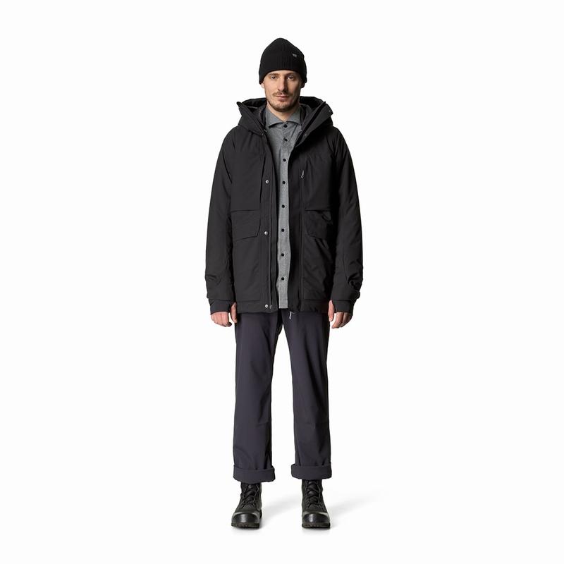フーディニ HOUDINI M's Fall in Jacket TrueBlack メンズ 防水ウィンタージャケット インサレーションの画像