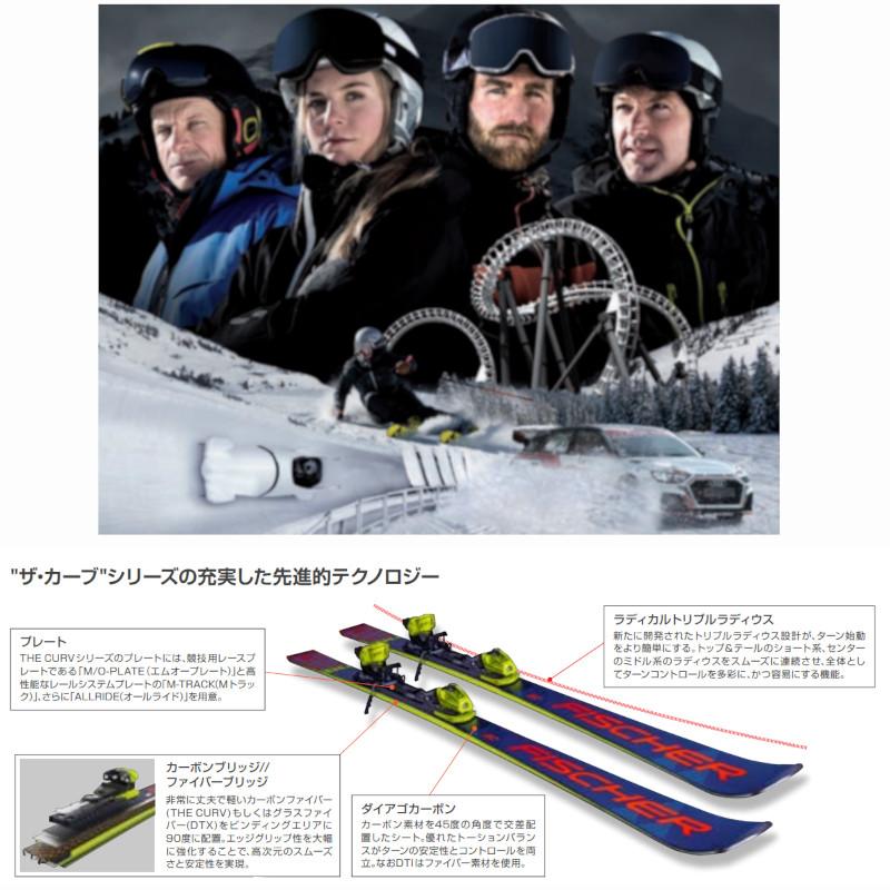 フィッシャー スキー板 2023 FISCHER THE CURV DTI ALLRIDE + RC4 Z11
