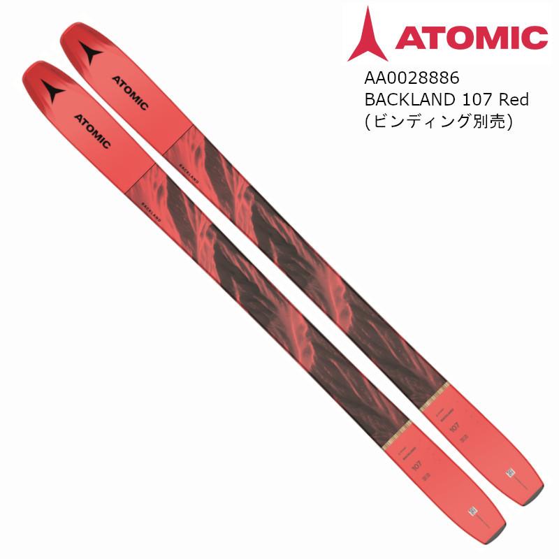 スキー 板 アトミック 2022 ATOMIC BACKLAND 107 Red バックランド  