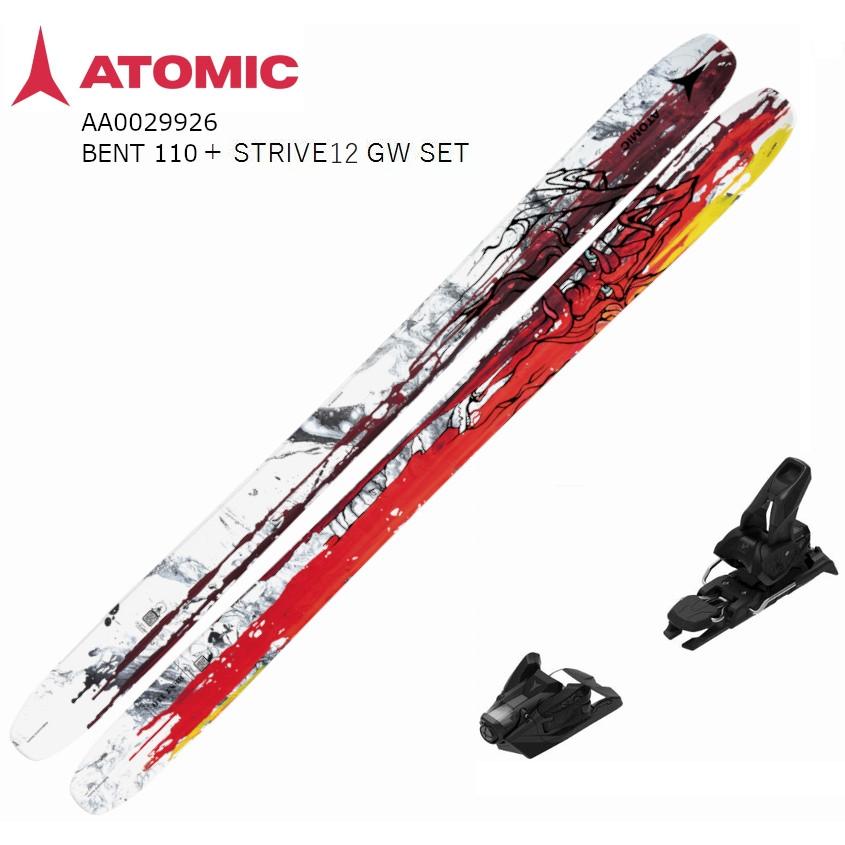ATOMIC（アトミック） スキー板 2024 ATOMIC BENT 110+ STRIVE 12 GW