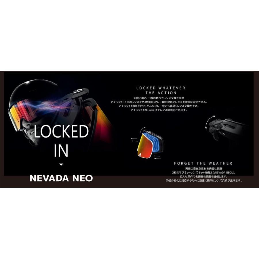 ボレー BOLLE NEVADA NEO Matte Off Whitez Bronze Blue & Light Ver Bluez ゴーグル  スキー スノボ マグネット AA22012 | bolle | 02