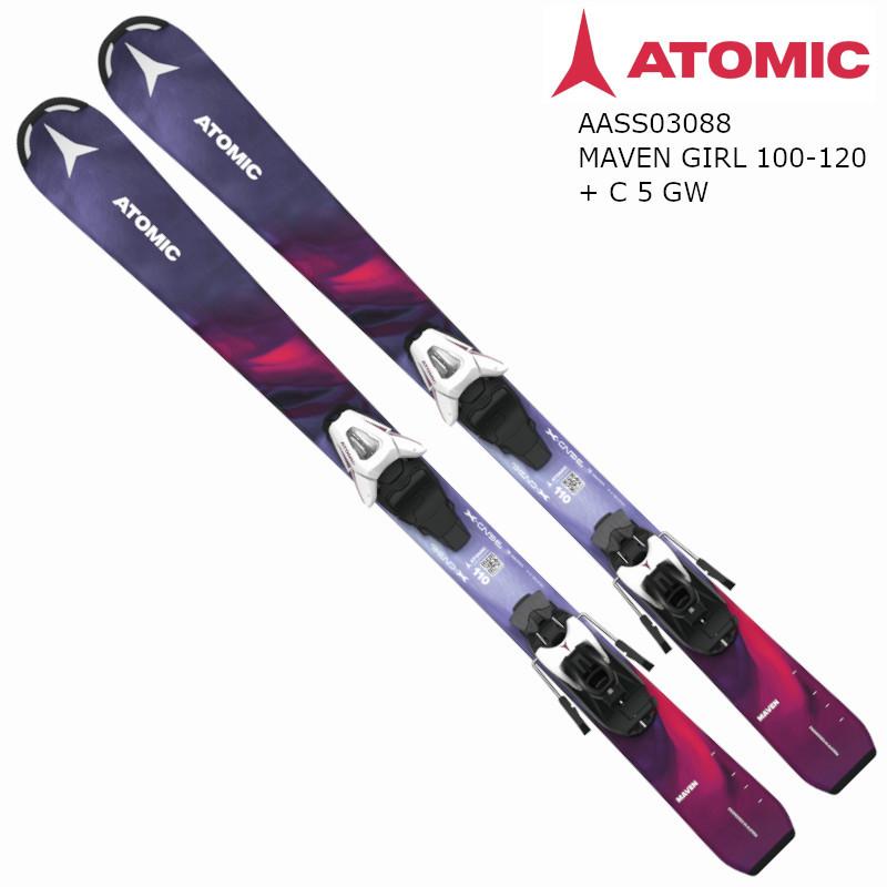 ショッピング最激安 ATOMIC スキー板120 ストック90 ２点セット 