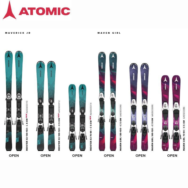 ATOMIC アトミック　スキー板　120cm バンテージガール ATOMIC アトミック スキー板 120cm バンテージガール - メルカリ