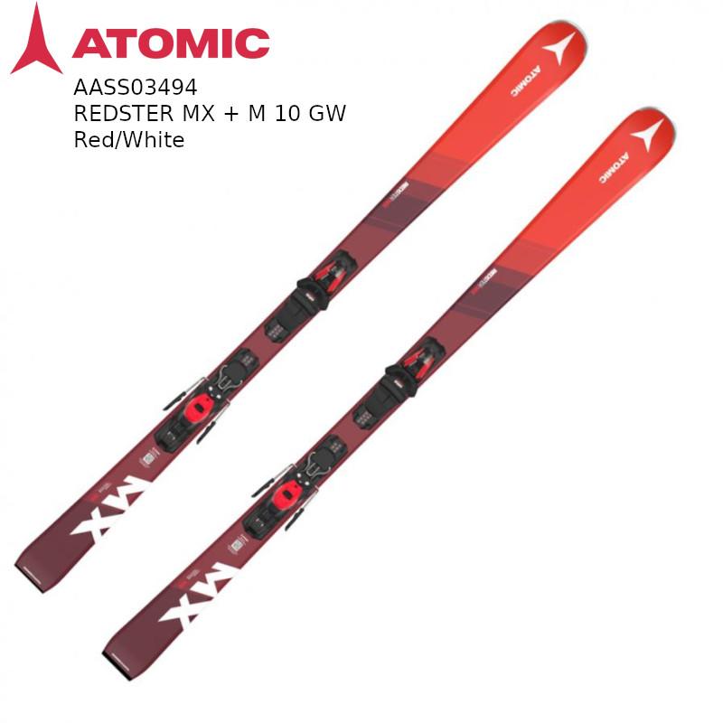 REDSTER アトミック スキー板 2025 ATOMIC MX + M 10 GW Red/White
