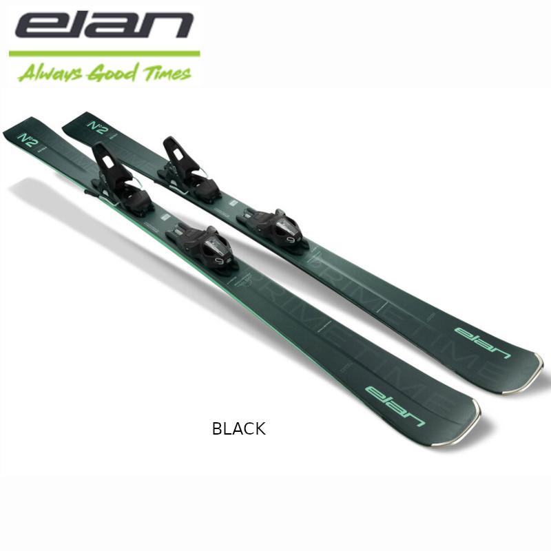 エラン スキー板 2024 ELAN PRIMETIME N2 WOMEN BLACK Power Shift + EL 9.0 GW プライムタイム レディス コントロール ブラック ビンディング付き｜ams-doing｜02