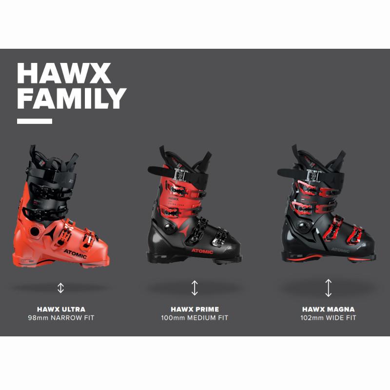 HAWX アトミック スキーブーツ 2024 ATOMIC PRIME 130 S GW Black Red