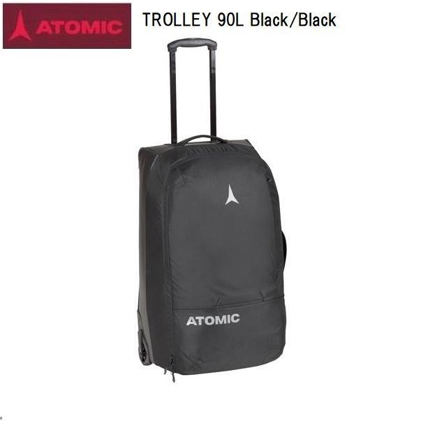 ATOMIC TROLLEY 90L ブラック ATOMIC アトミック キャスター付バッグ ＜2026＞ TROLLEY 90L