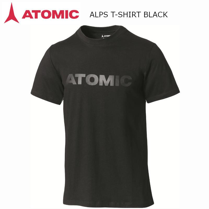 アトミック Tシャツ 2022 ATOMIC  ALPS T-SHIRT BLACK アルプス ブラック アパレル レース｜ams-doing