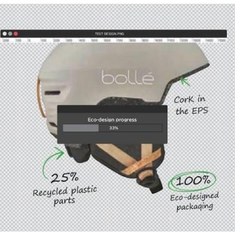 bolle（ボレー） ヘルメット BOLLE ECO ATMOS Matte Black 大人用