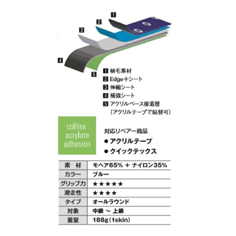 スキー シール コールテックス colltex CLARIDEN カムロックセット（NO 