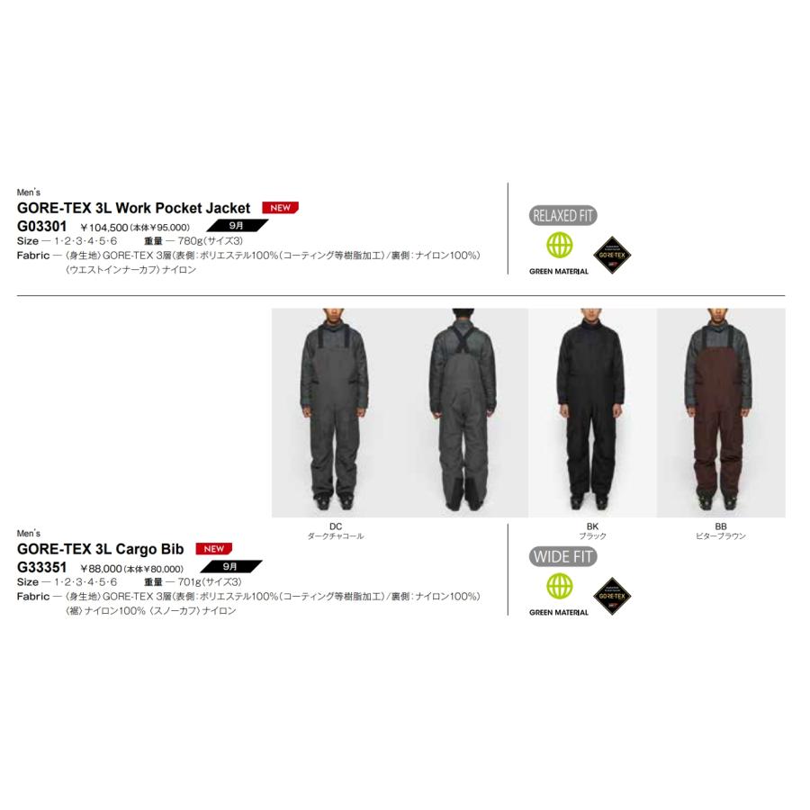 GOLDWIN ゴールドウイン スキーウェア 2023 2024 GORE-TEX 3L GOLDWIN ゴールドウイン スキーウェア 2023 2024 GORE-TEX 3L