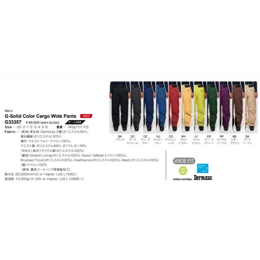 GOLDWIN（ゴールドウイン） スキーウェア 2023 2024 GOLDWIN G-Solid