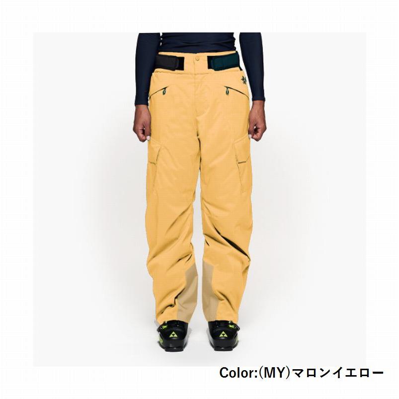 ゴールドウイン スキーウェア 2023 2024 GOLDWIN G-Solid Color Cargo Wide Pants G33357 MY  マロンイエロー メンズパンツ 即納品