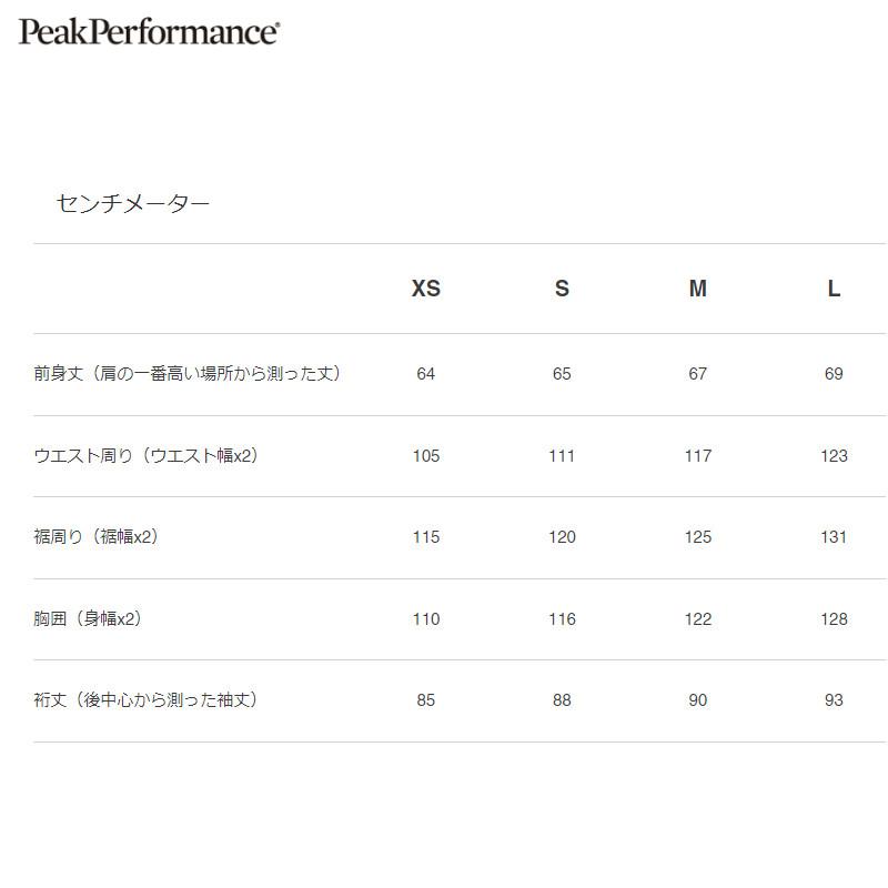 PeakPerformance（ピークパフォーマンス） スキーウェア Peak