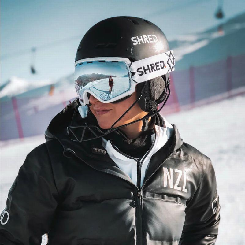 シュレッド 2025 2026 SHRED RARIFY PURE WHITE CBL2.0 ICE OTG 眼鏡対応レアリファイ スキー スノボ ゴーグルの画像