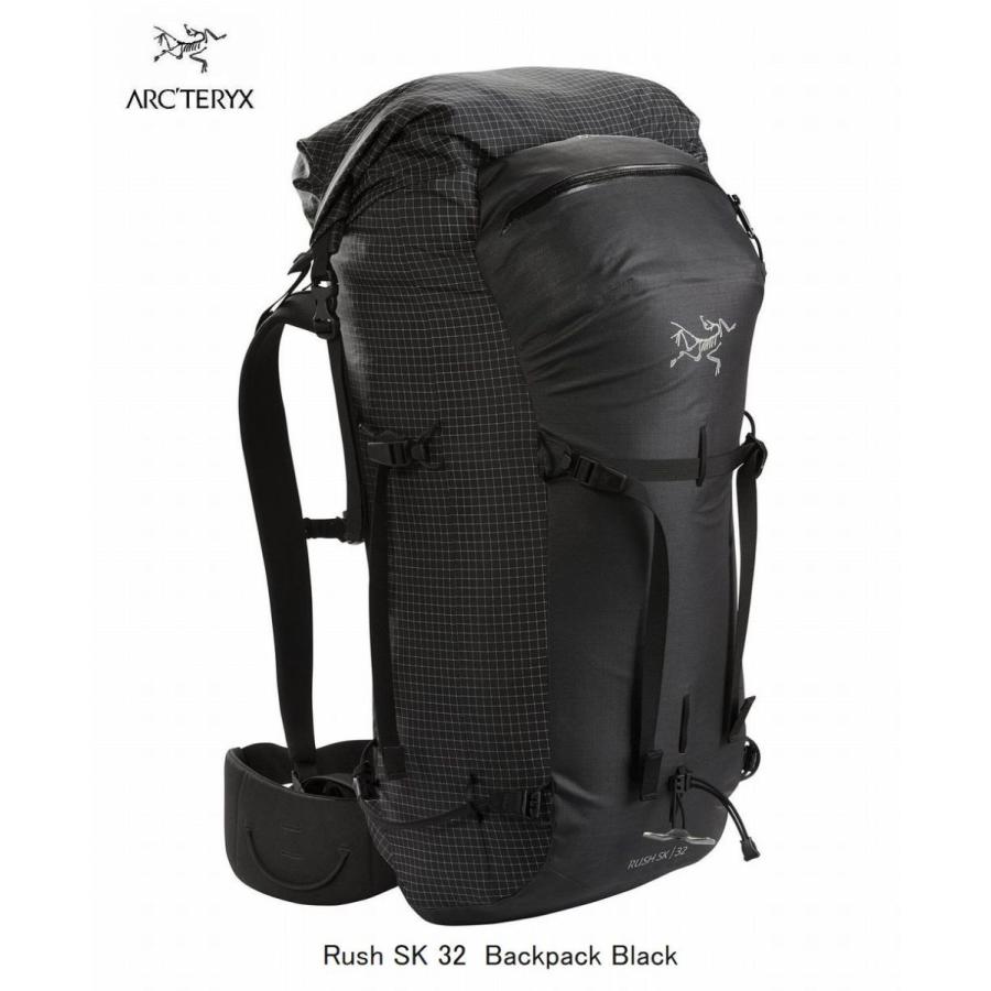 アークテリクス ARC'TERYX  Rush SK 32  Backpack Black BC バックカントリー 32L 正規品 バックパック L07664400｜ams-doing