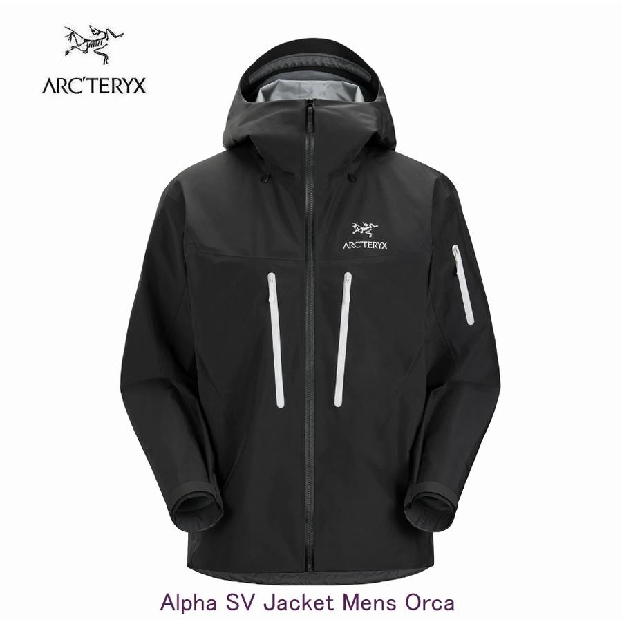 ARC'TERYX アークテリクス Alpha SV Jacket Mens Orca 正規品 ARC'TERYX アークテリクス Alpha SV Jacket Mens Orca 正規品