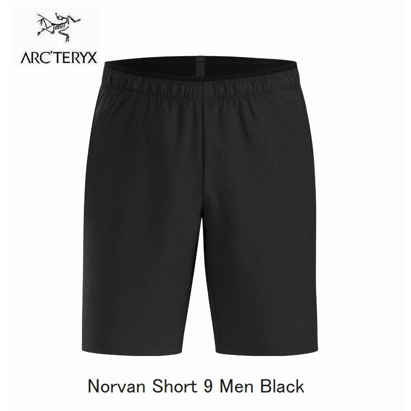 アークテリクス ARCTERYX Norvan Short 9 Men Black L08537800 ノーバン ショートパンツ 9 inch メンズ ブラック