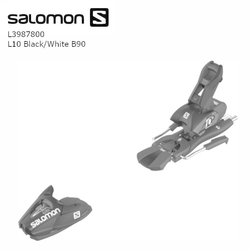 スキー ビンディング サロモン 2022 SALOMON L10 Black/White B90 ビンディング 軽量｜ams-doing