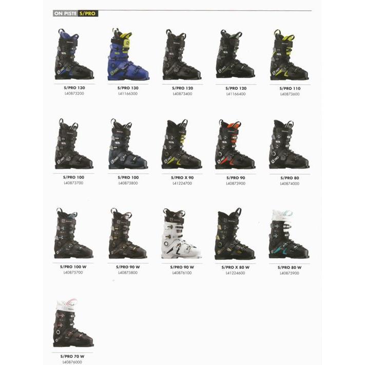 スキーブーツ サロモン 2021 SALOMON S/PRO 80 W スキーブーツ  