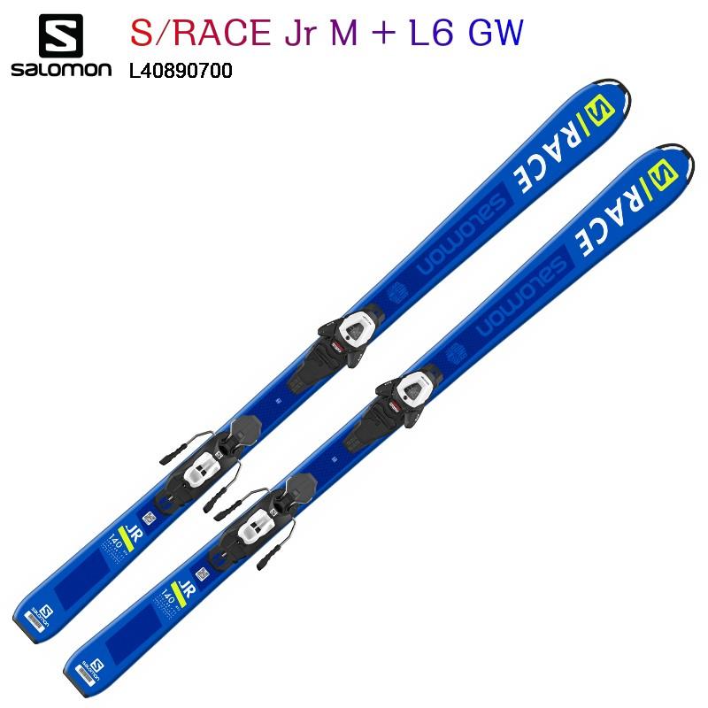 SALOMON スキー 板 サロモン 2019 2020 S RACE Jr M + L6 GW
