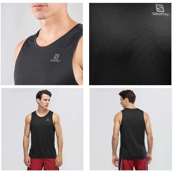 SALOMON（サロモン） SALOMON 19SS AGILE TANK M タンクトップ メンズ