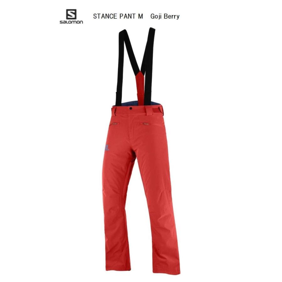 スキーウエア サロモン 21 Salomon Stance Pant Men Lc Goji Berry スタンス スキーパンツ メンズ Lc オールマウンテンスポーツdoing 通販 Yahoo ショッピング