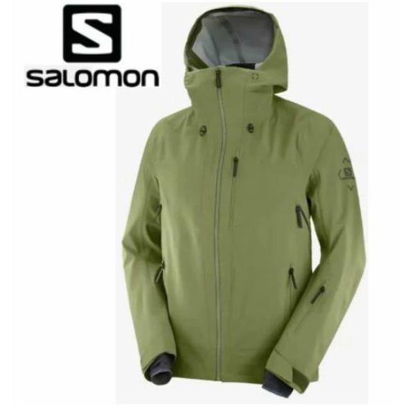 スキーウエア サロモン 2021 SALOMON OUTLAW 3L JACKET MEN LC1418900  MARTINI OLIVE OLIVE NIGHT EBONY スキー スノボ ジャケット メンズ｜ams-doing