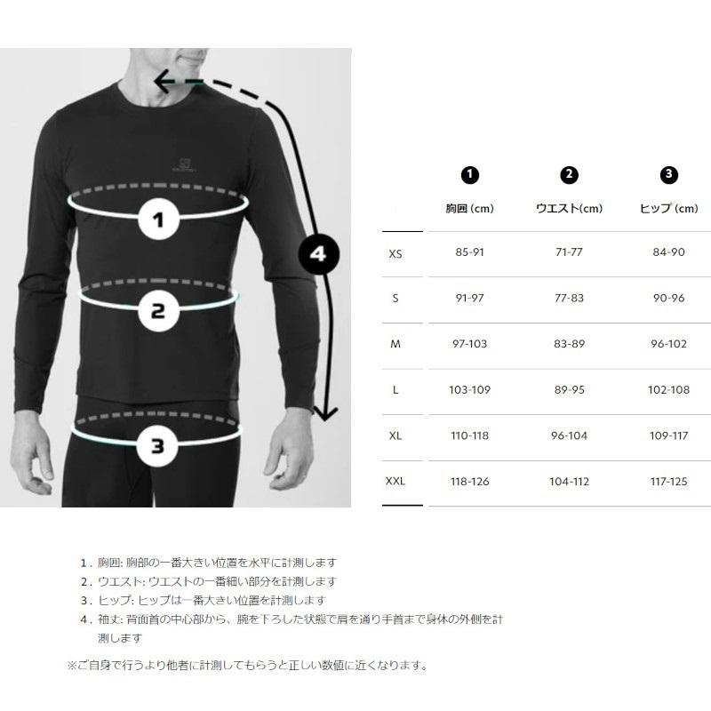サロモン ミッドレイヤー 22FW SALOMON OUTLIFE LOGO WINTER HOODY DEEP BLACK PERISCOPE フーディ ユニセックス オーガニック コットン_3