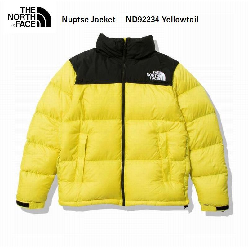 THE NORTH FACE ザ ノースフェイス Nuptse Jacket ND92234 Yellowtail 