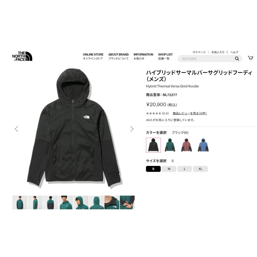 ザ ノースフェイス THE NORTH FACE Hybrid Thermal Versa Grid ザ ノースフェイス THE NORTH FACE Hybrid Thermal Versa Grid