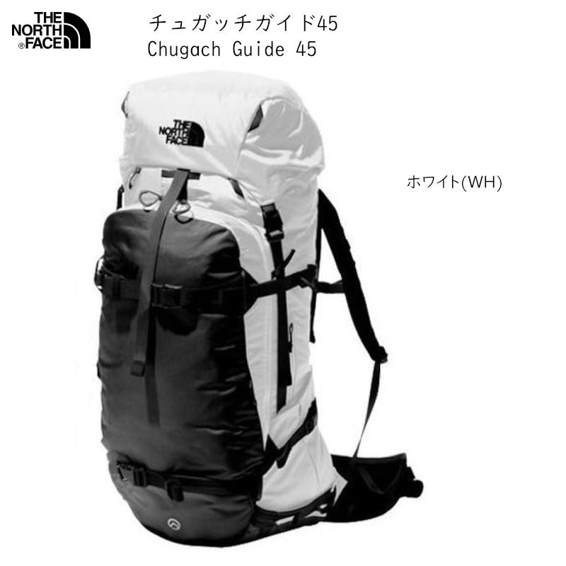 ノースフェイス バックパック THE NORTH FACE CHUGACH GUIDE 45 White 