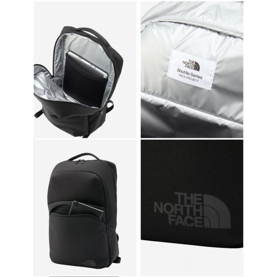 ザ・ノースフェイス THE NORTH FACE SHUTTLE LITE K Black NM62616 シャトルライト 23L バックパック | THE NORTH FACE | 03