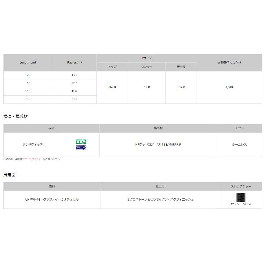 オガサカTC-ST SR585プレート付き marker TC（OGASAKA） オガサカ スキー板 2026 OGASAKA TC-S + SR585+