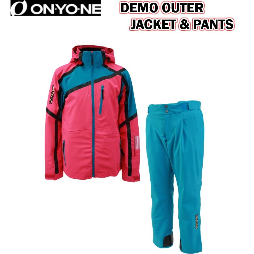 ONYONE DEMO OUTER JACKET and PANTS セット ONYONE（オンヨネ）DEMO TEAM OUTER JACKET PANTS スキーウェア
