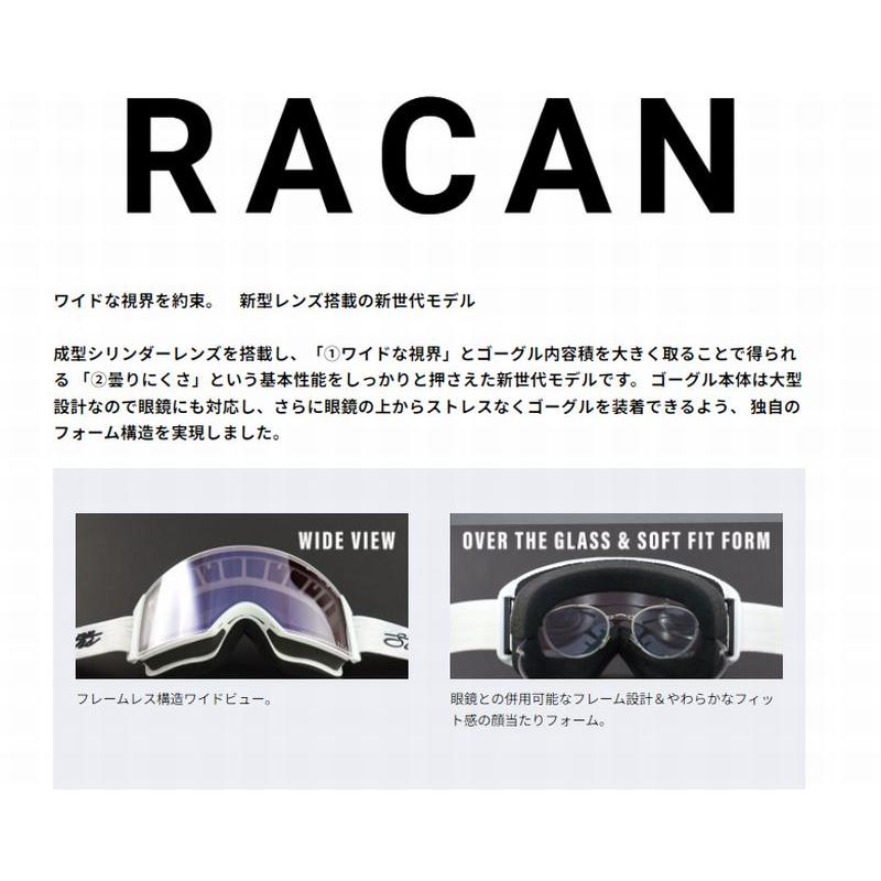 SWANS RA-MDH-CU ゴーグル スワンズ SWANS スキーゴーグル メンズ レディース＜2026＞RACAN