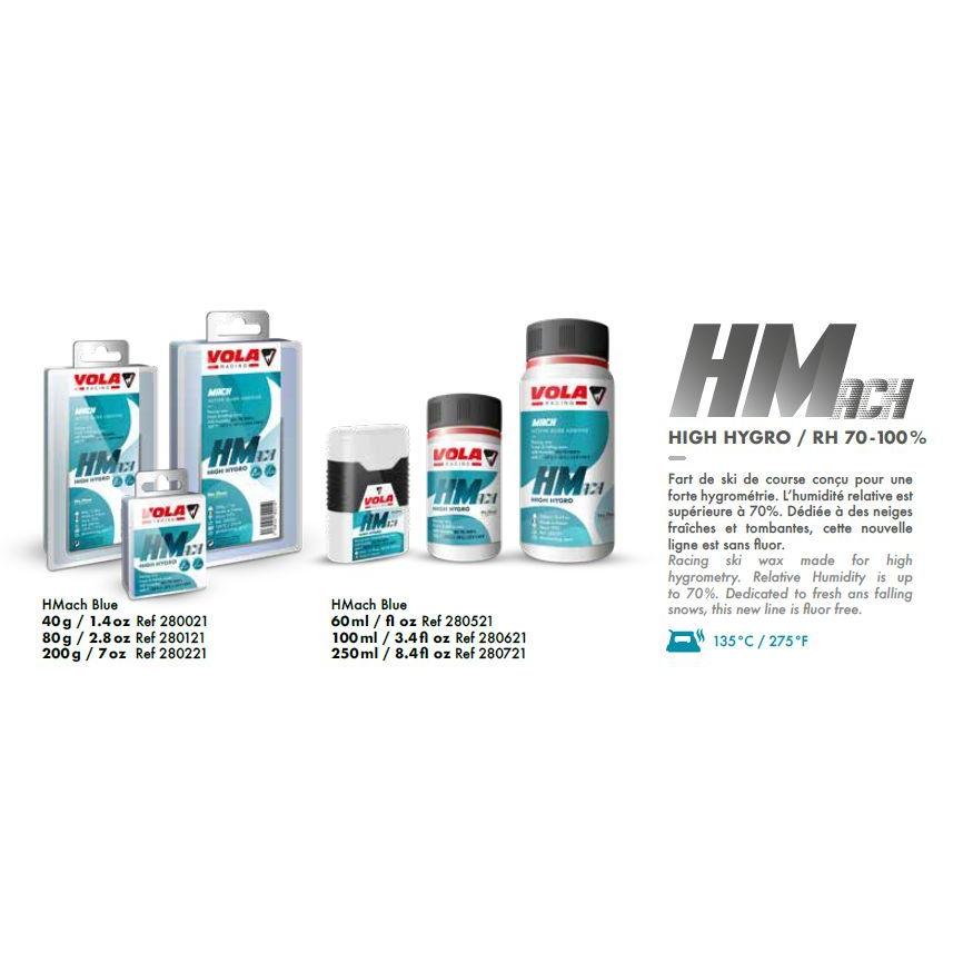 VOLA リキッドワックス　H MACH ブルー　100ml レーシング　WAX スキー ワックス VOLA ボラ H MACH HighHigro RacingWax ブルー 250ml
