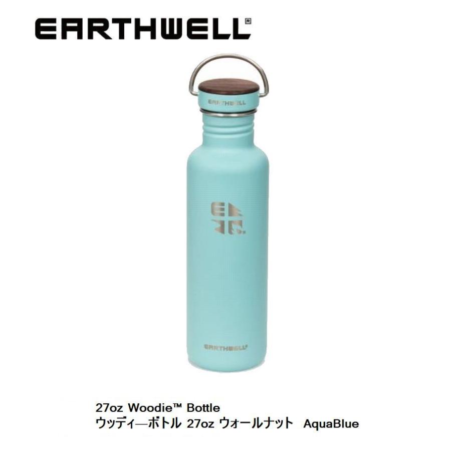 アースウェル Earthwell 27oz Earthwell Bottle Woodie Walnut Cap Aqua Blue アウトドア ドリンク ボトル 水筒 おしゃれボトル Sb27 Sb27 W00w30 オールマウンテンスポーツdoing 通販 Yahoo ショッピング