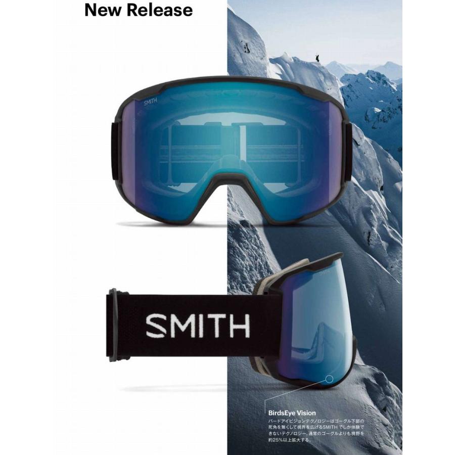 スミス 2026 SMITH PREVIEW BLACK CP EVERYDAY BL MIRROR  スキー スノボ ゴーグル 眼鏡対応 調光レンズの画像