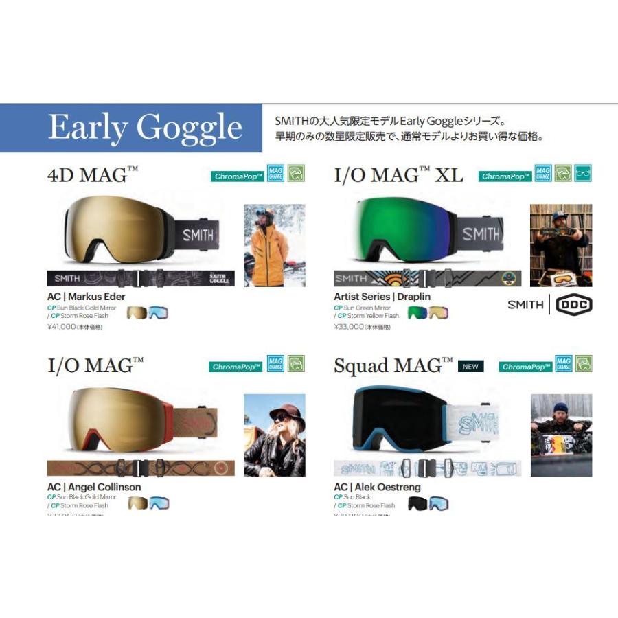 EARLY GOGGLE SERIES スミス 2021 SMITH 4D MAG AC MarkusEder