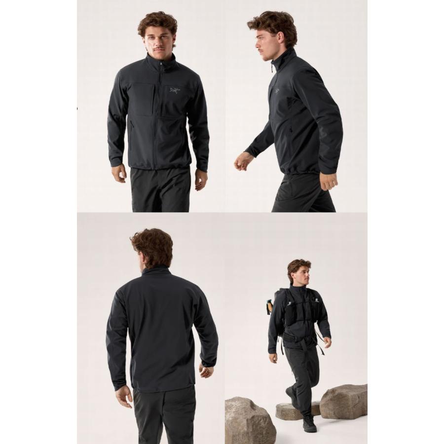 新品未使用：アークテリクス ガンマジャケット Ｍサイズ ブラック アークテリクスガンマジャケットブラックM