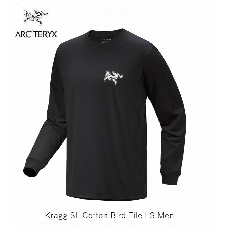 ARC'TERYX アークテリクス Kragg SL Cotton Bird Tile LS Men Bk