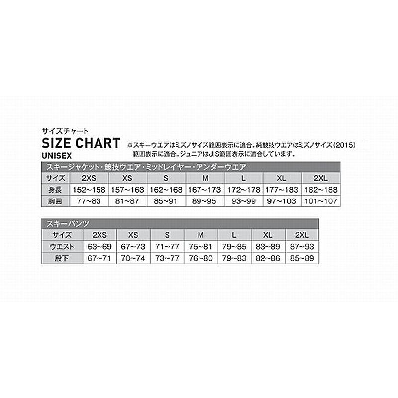 MIZUNO（ミズノ） スキーウェア MIZUNO Z2MEA32172 DEMO SOLID SKI